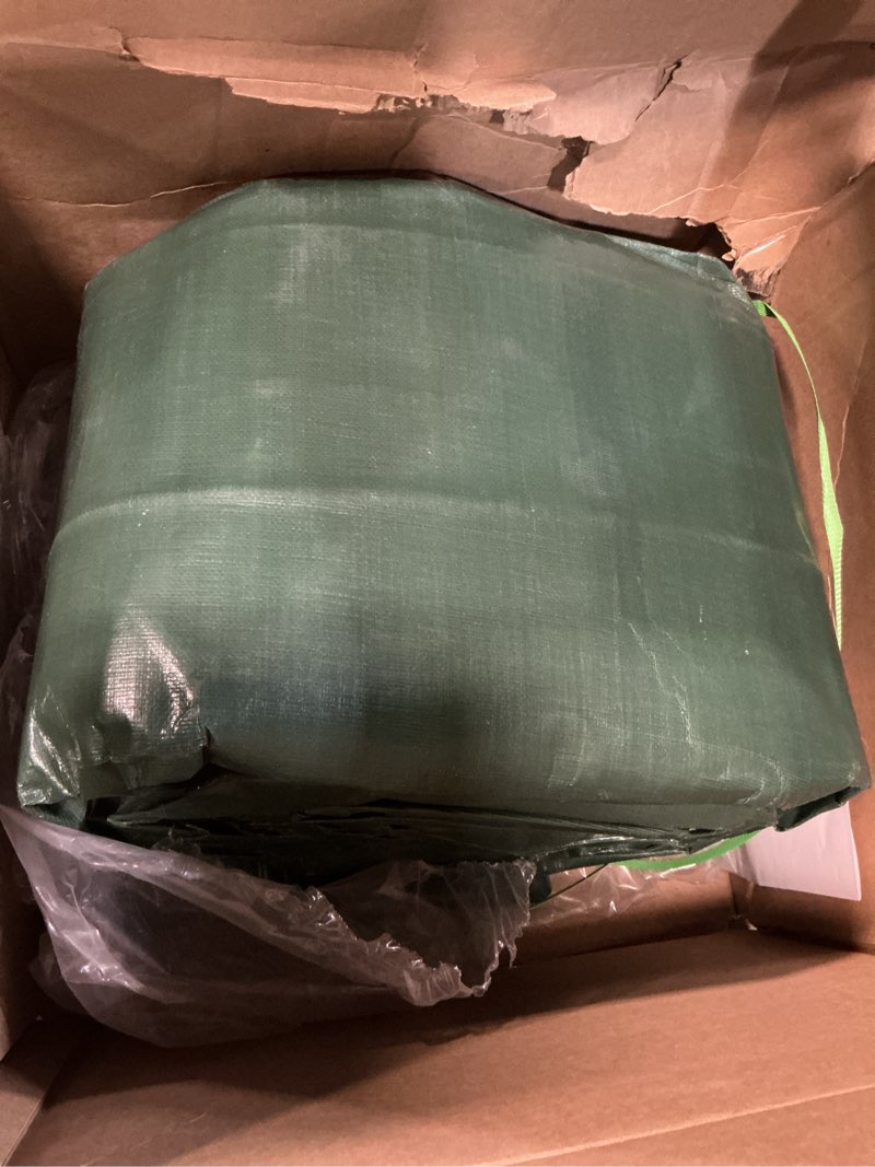 Condition photo showing Good Condition for Tarp 20x30 Feet, 16 Mil Large Waterproof Tarps Heavy Duty with Brass Grommets, Thick Plastic Tarp, UV Resistant Tear&Fade Resistant, Reinforced Edges for Outdoor Pool Car Camp Tent 16mil 20x30
