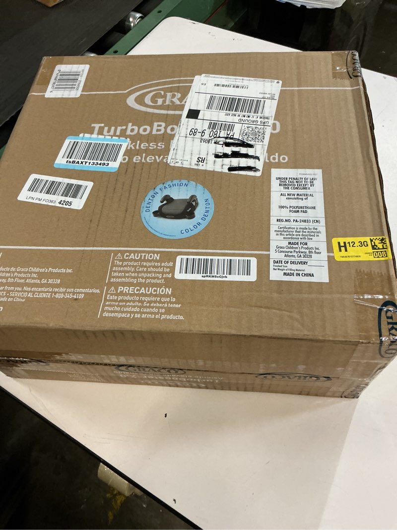Condition photo showing New/Like New for Graco TurboBooster 2.0 Backless Booster Car Seat, Denton