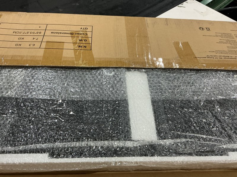 Condition photo showing New/Like New for 74'' l & 20'' w longest dog ramp for car - extra wide portable pet dog ramps for large dogs, dogs cars ramp for car suv/truck/rv/bed, lightweight ramps with non-slip mesh up to 250lbs, black