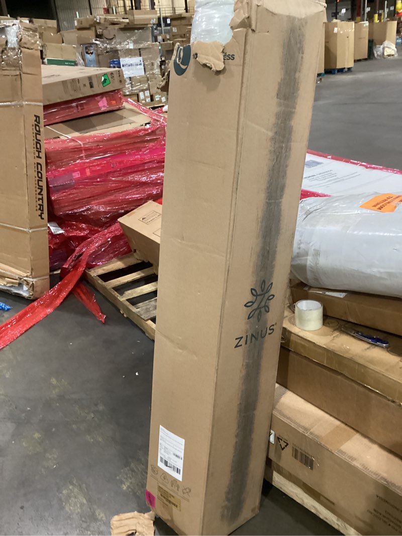 Condition photo showing New/Like New for ZINUS 10 Inch Queen Green Tea Memory Foam Mattress [New Version], Fiberglass free, Medium Firm Feel, Zoned Pressure Relief, Certified Safe Foams & Fabric, Mattress in A Box White Queen 10" New Small Box
