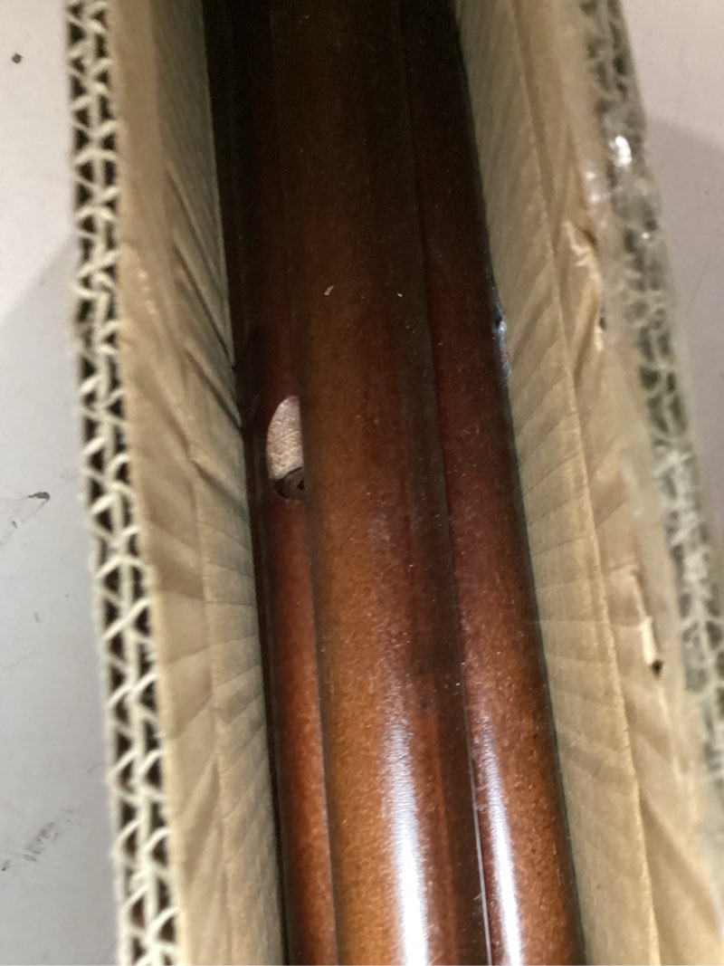 Condition photo showing New/Like New for Solid Wooden Coat Rack Freestanding, New Zealand Pine Coat Tree with 8 Hooks & 3 Adjustable Sizes for Coats, Hats, Handbags and Scarves, Space Saving for Entryway/Office/Bedroom (Brown) Brown 1 PC