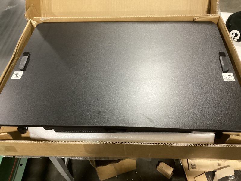 Condition photo showing Good Condition for SHW 32-Inch Height Adjustable Standing Desk Converter Riser Workstation, Black Black 32-Inch