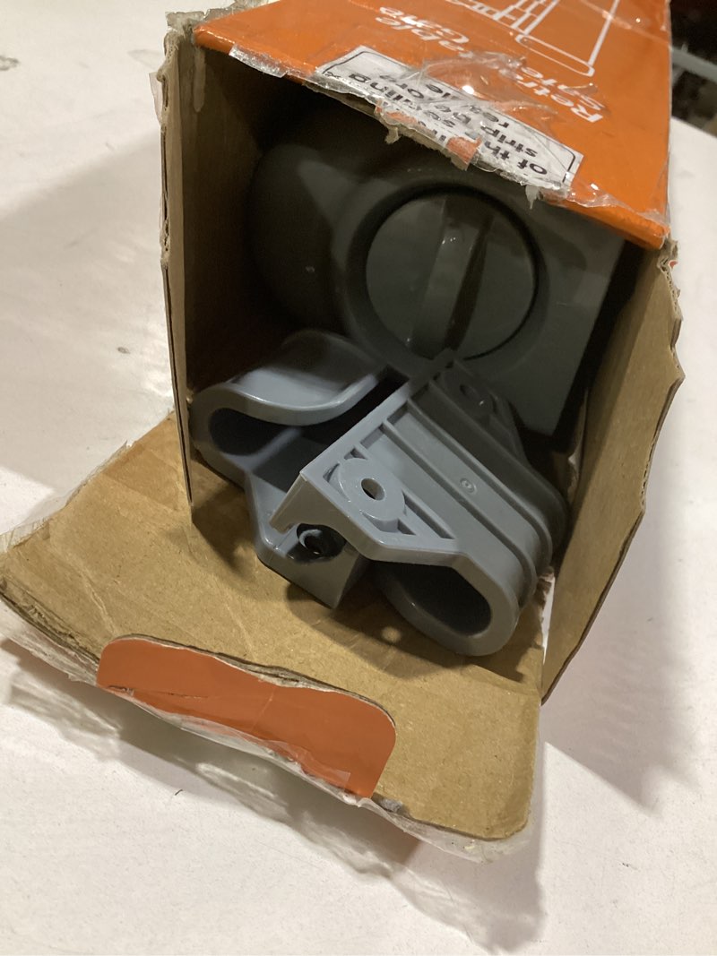 Condition photo showing As Is for Retractable Baby Gates, Mesh Dog Gate for Doorways, 33.6" Tall, Expands to 55" Wide,Pet Safety Essential Fit for Baseboards, Wide Toddlers Gates for Hallways, Indoor & Outdoor,Grey