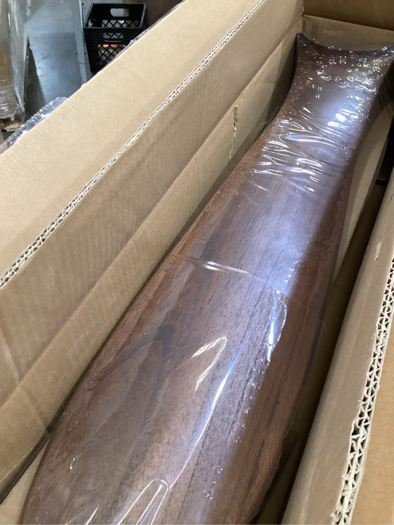 Condition photo showing Good Condition for eliora ceiling fan without light, 60 inch wood ceiling fan no light with remote wall switch, outdoor ceiling fan for patio, porch, bedroom, 6 speed, quiet dc motor, etl listed-deep walnut dark walnut 60 inch