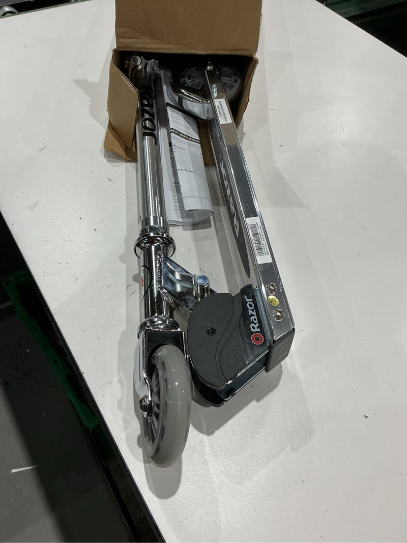 Condition photo showing Good Condition for razor a kick scooter for kids - lightweight, foldable, aluminum frame, and adjustable handlebars clear/black