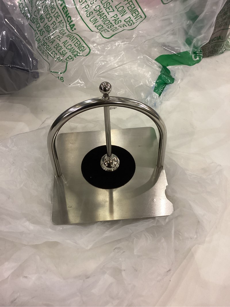 Napkin Holder for Table, Silver Napkin Holders for Paper Napkins, Square Stainless Steel Flat Napkin