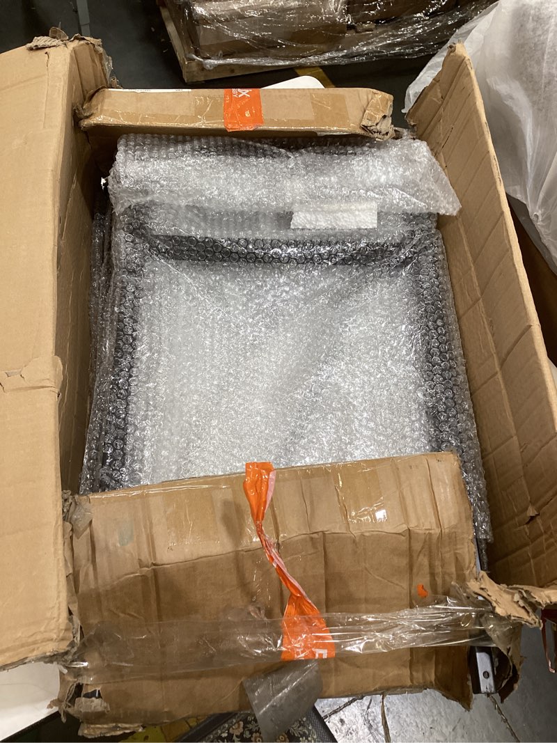 Condition photo showing As Is for motorcycle helmet stand - large helmet holder, gear storage rack, display shelf for accessories, jacket, gloves and boots
