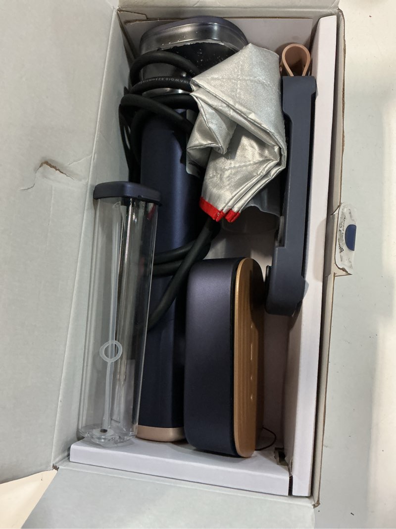 Condition photo showing Good Condition for sundu travel steamer for clothes, portable handheld garment steamer, 15s fast heat-up, 2 water tanks (180 ml +100 ml), 25 minutes of continuous ironing for travel,home cerulean