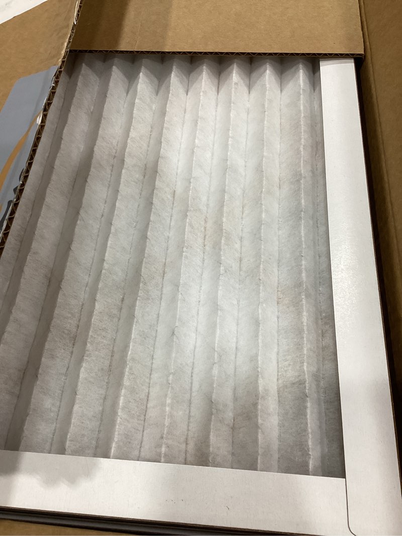 Condition photo showing As Is for amazon basics 14x20x1 air filter, merv 8 ac furnace filters, allergy control, electrostatic, removes dust pollen and lint, 6-pack (actual size: 13.75" x 19.75" x 0.75") 14x20x1 merv 8