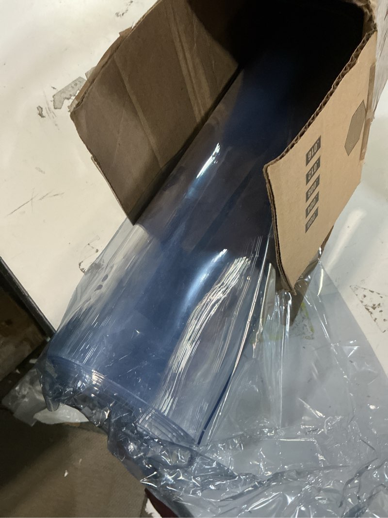 Condition photo showing Good Condition for Clear PVC Table Protector Waterproof Office Desk Mat Table Protector Crystal Vinyl Plastic Tablecloth Liner Cover Wipeable Easy Clean Protective Pad Furniture Coffee Dining Conference Tabletop 46x108 Clear 1.5mm 46" x 108" (Rectangular)