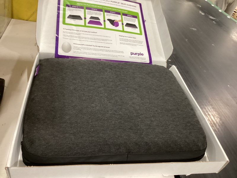 Condition photo showing Good Condition for purple royal seat cushion - seat cushion for the car or office chair - temperature neutral grid