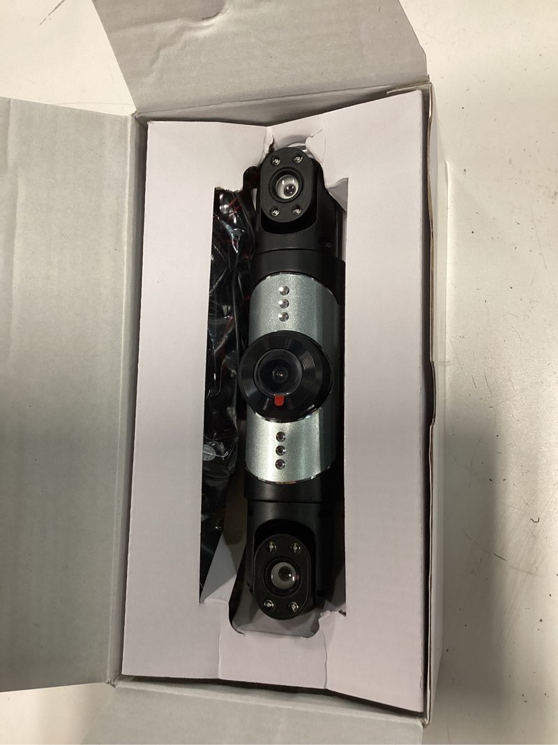 Condition photo showing Good Condition for 360° full view dash cam front and rear inside, 4 channel dashcam 1080p full hd dash camera for cars with infrared lamps night vision g-sensor, parking mode, 64gb sd card car accessories 4 channel dashcam+64g