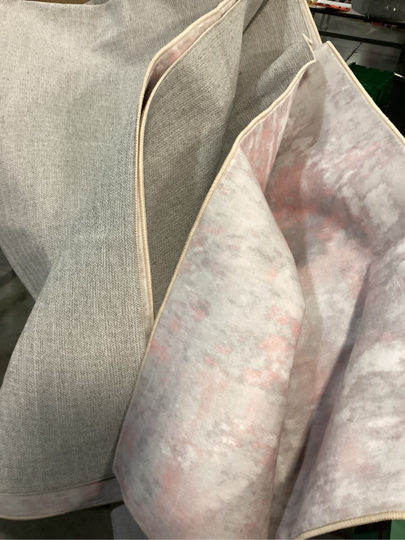 Condition photo showing Good Condition for Washable Area Rugs 8'x10' Non-Slip Modern Abstract Soft for Living Room Entryway Bedroom Nursery, Print Pattern, Grey Pink Gray/Pink 8' x 10' (Rectangular)