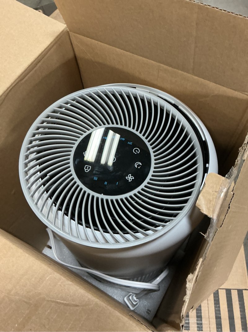 Condition photo showing As Is for LEVOIT Air Purifier for Home Allergens Pet Hair in Bedroom, Covers Up to 1073 ft² by 56W High Torque Motor, AHAM VERIFIDE, 3-in-1 Filter with HEPA Sleep Mode, Remove Dust Smoke Odor, Core300-P, White White Core 300-P 1Pack