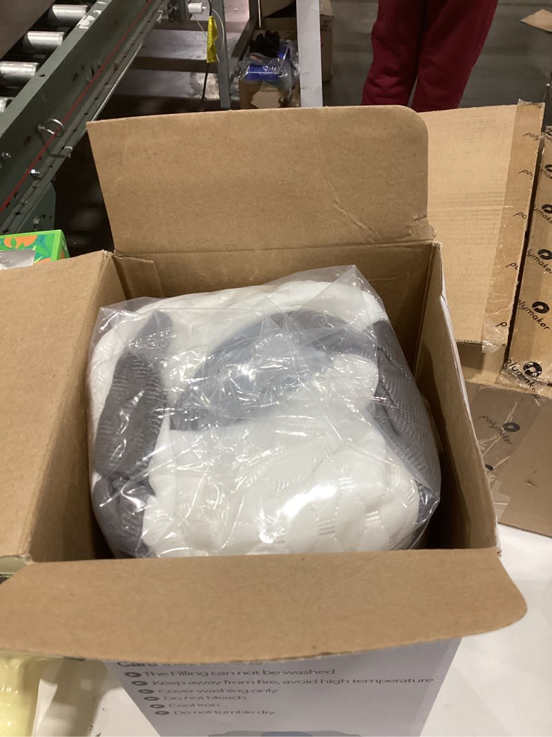 Condition photo showing Good Condition for Cervical Neck Pillow for Pain Relief Sleeping, Contour Memory Foam Pillows, Ergonomic Side Sleeper Pillows for Adults, Orthopedic Neck Support Pillow for Back Stomach Sleepers-King Size King size-28.4''Lx16.5''Wx5.5''H Grey