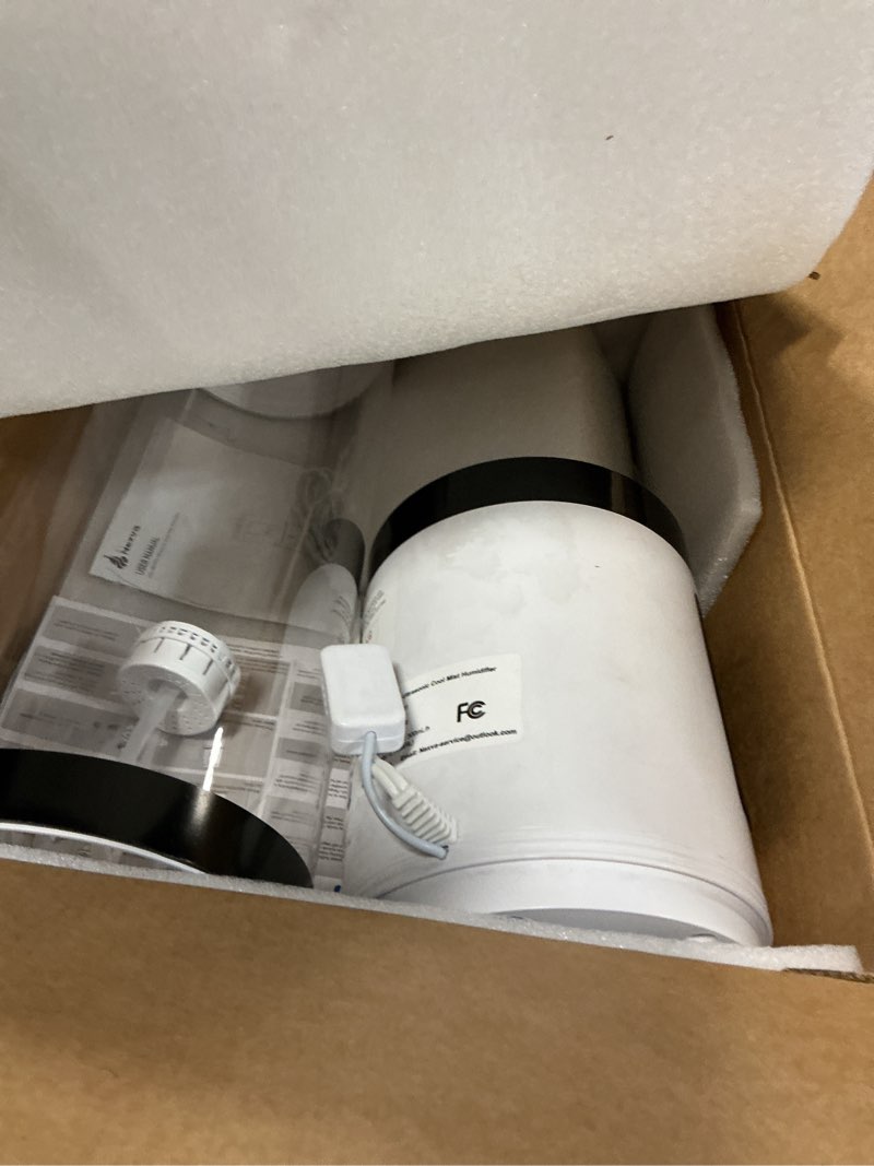 Condition photo showing Good Condition for 8l humidifiers for bedroom, 30db quiet, 500ft² coverage, 60h runtime, top fill, 3-in-1 humidifier large room & essential oil diffuser & ambient light, sleep mode, 16h timer, auto shutoff protection white