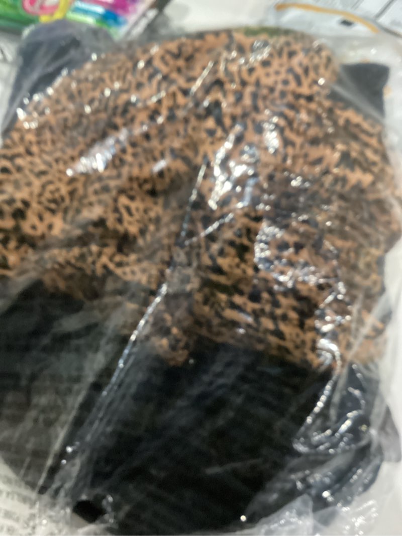 Condition photo showing Good Condition for Amazon Essentials Womens Jersey Regular-Fit Short-Sleeve Boat-Neck T-Shirt XX-Large Black/Brown Cheetah