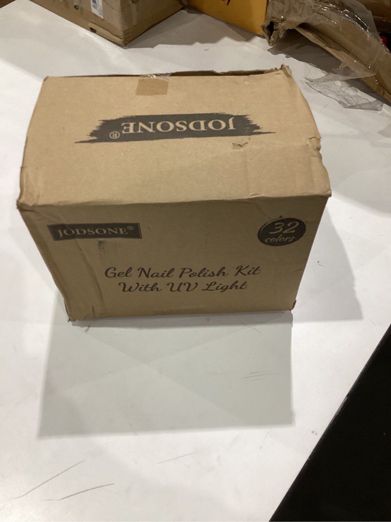 Condition photo showing New/Like New for JODSONE Gel Nail Polish Kit with U V Light 36 PCS Classic Black and White Nude and Blue Purple Gel Polish Set with Manicure Tools Suitable for All Seasons Perfect Gifts for Manicure Lover 32KIT 1G 01-A