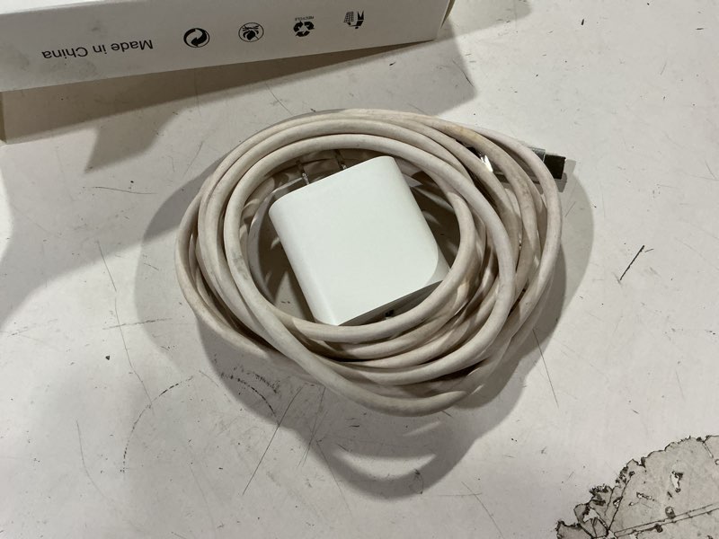 Condition photo showing As Is for [apple mfi certified]10ft fast iphone charger,extra long apple charger fast charging 2pack usb c charger block plug + 10foot lightning cable cord for iphone 14/pro/pro max/plus/13/12/11/xs/xr/x/se2022 2pack 2