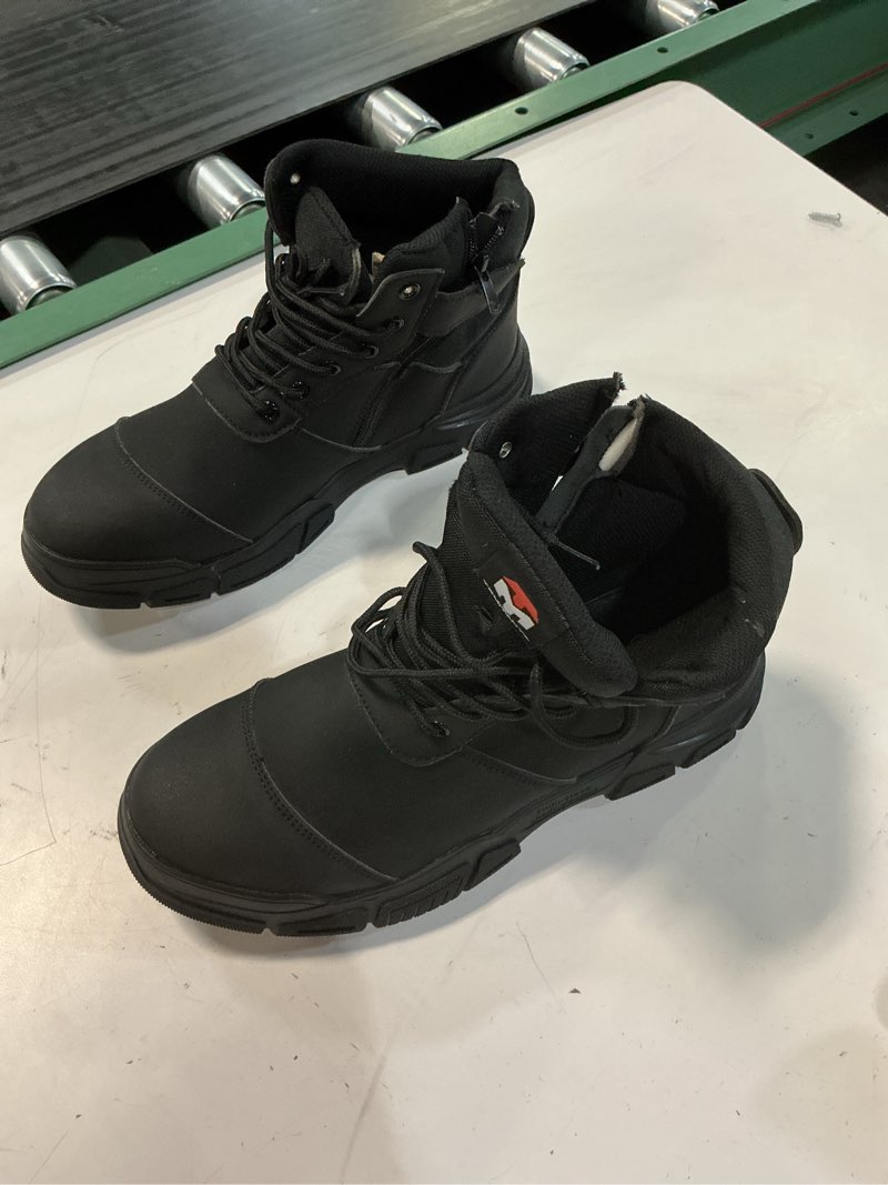 Condition photo showing As Is for mens boots in boots i black (size 46) 