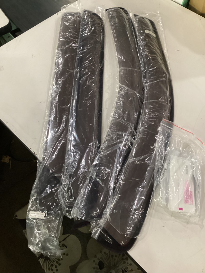 Condition photo showing Good Condition for tape on rain guards window visors compatible with 2004-2008 ford f-150 supercrew/crew cab, 2006-2008 lincoln mark lt supercrew cab,side vent visor window deflector shade,truck accessories-4pcs for ford f-150 supercrew/crew cab 2004-2008