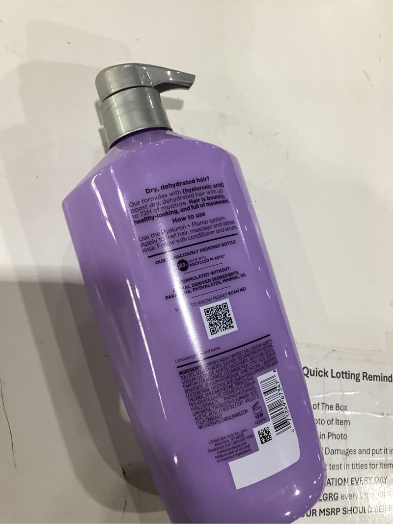 Condition photo showing Good Condition for loreal paris elvive hydrating shampoo