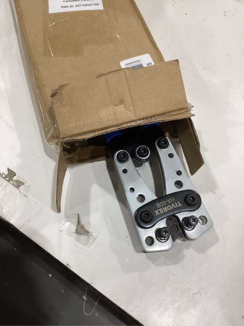 Condition photo showing New/Like New for Battery Cable Lug Crimping Tool for AWG 10-1/0 Electrical Lug, with Cable Cutter 64pcs Ring Terminals and 70pcs Heat Shrink Tubing 1pc Crimper+Cable Cutter+134 Accessories