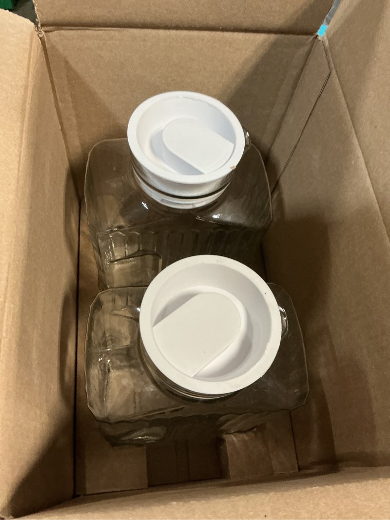 Condition photo showing New/Like New for Anchor Hocking 2 Quart Bistro Pitcher with Lid, Pack of Two