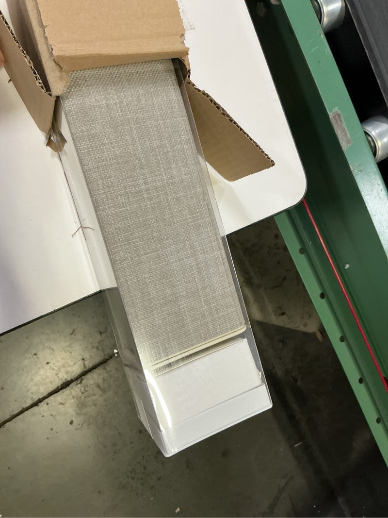 Condition photo showing Good Condition for blackout roller shades cordless blinds for windows free-stop thermal insulated 100% blackout linen roller shades blinds with valance for bedroom living dining room home office taupe 24" w x 72" h burlywood birch 24"w x 72"h