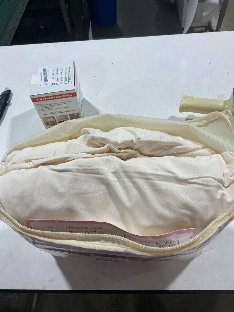Condition photo showing Good Condition for shillance 2 packs ivory spandex tableclothes for 8 foot rectangle table, spandex table covers 8ft stretch table skirts rectangle wrinkle free fitted table cloth for event, wedding, banquet & parties ivory 96" x 30" (8ft-2 pack)