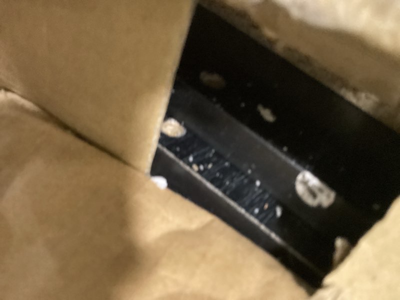 Condition photo showing As Is for Furinno LUDER Book Shelf, 3-Cube Bookshelf, Bookcase with Open Shelves, 9.3 x 12 x 31.5, for Living Room, Bedroom, Home Office, White White 3-Tier Cube