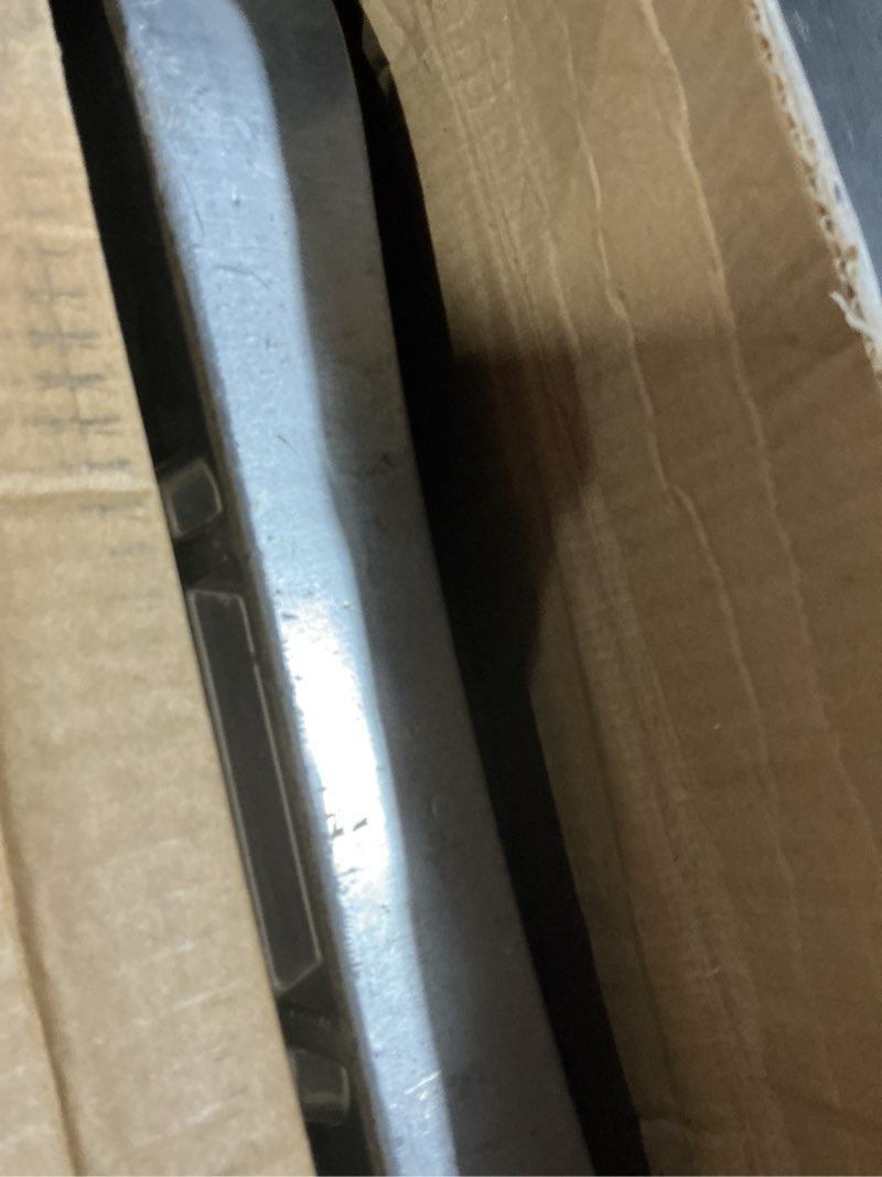 Condition photo showing As Is for Folding Hand Trucks Heavy Duty by Leeyoung,500 lb Aluminium Folding Hand Cart Dolly with 8 inch Wheels (incl 2 Bungee Cords)