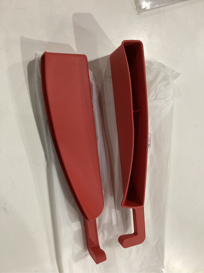 Condition photo showing New/Like New for 2PCS Car Seat Gap Filler, Vehicle Side Set Console Plug Organizer, Multifunctional Automotive Interior Storage Box Crevice Stopper Accessories from Dropping, Universal Fit (Red)