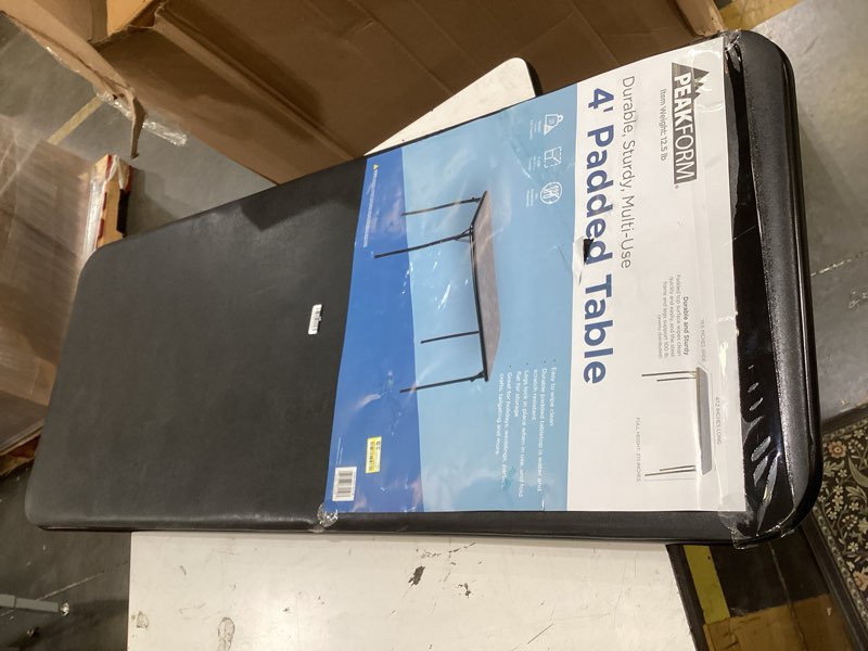 Condition photo showing Good Condition for peakform 20"x48" folding table  black