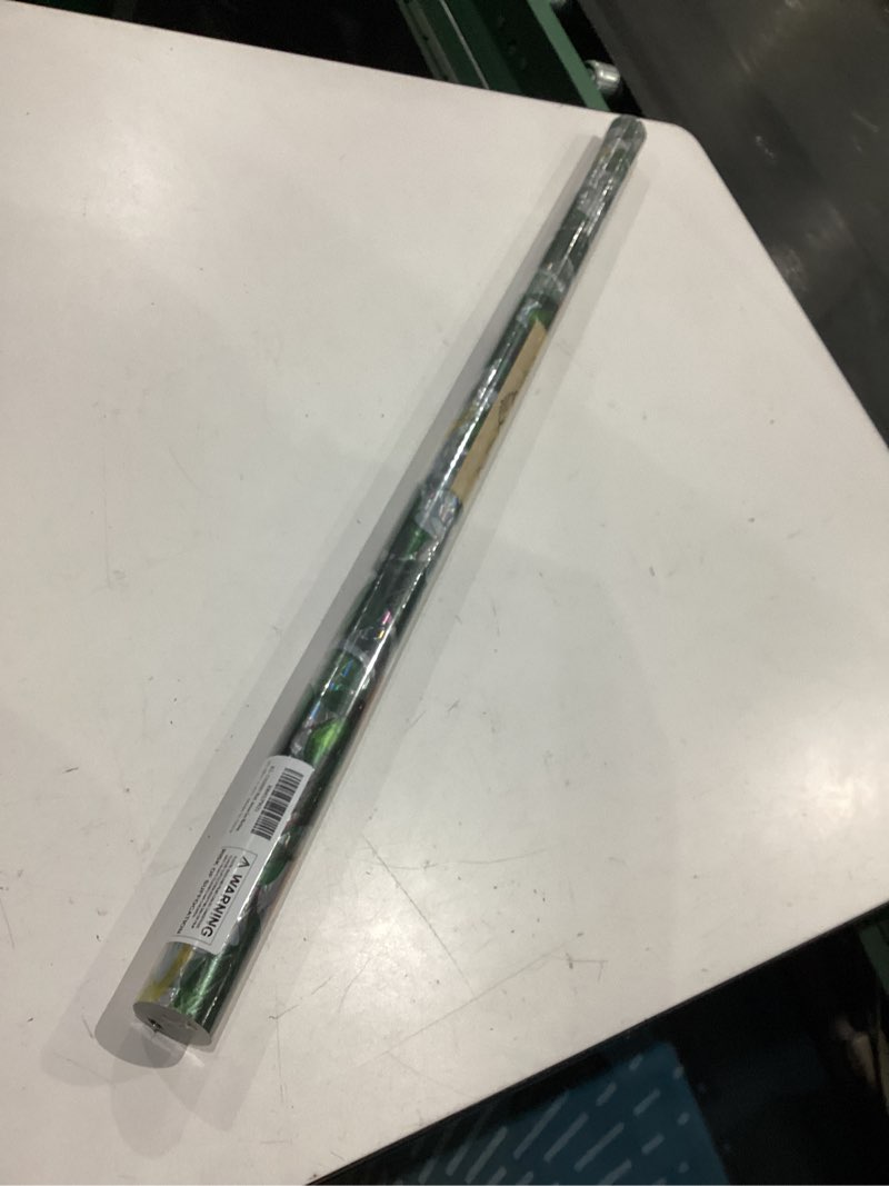 Condition photo showing New/Like New for stained glass window film, rainbow privacy, one way decorative tint, static cling, renter friendly for home bathroom door rainbow lemon tree 35.5*78.5