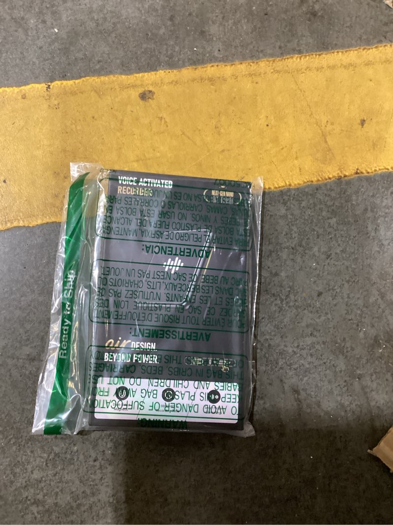 Condition photo showing New/Like New for 128g (9800 hour) voice activated recorder, double-sided magnetic audio recorder with playback, mp3 form voice recorder with ai noise reduction, usb-c listening devices, 70h continuous for lectures black
