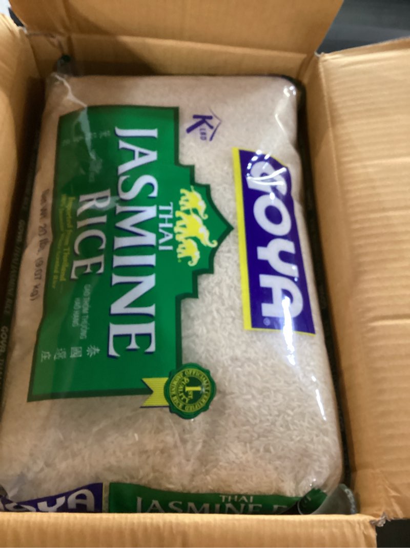 Best by 9/26***Goya thai jasmine rice 2 20pound bags