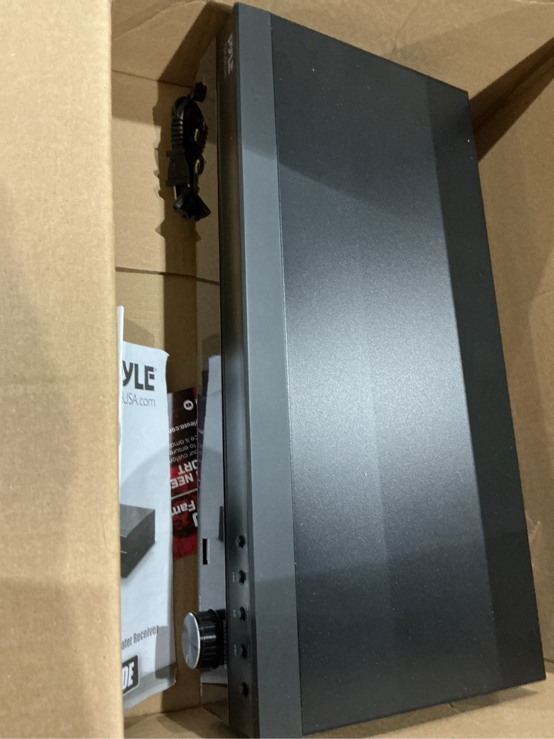 Condition photo showing As Is for pyle hifi wireless bt home theater receiver