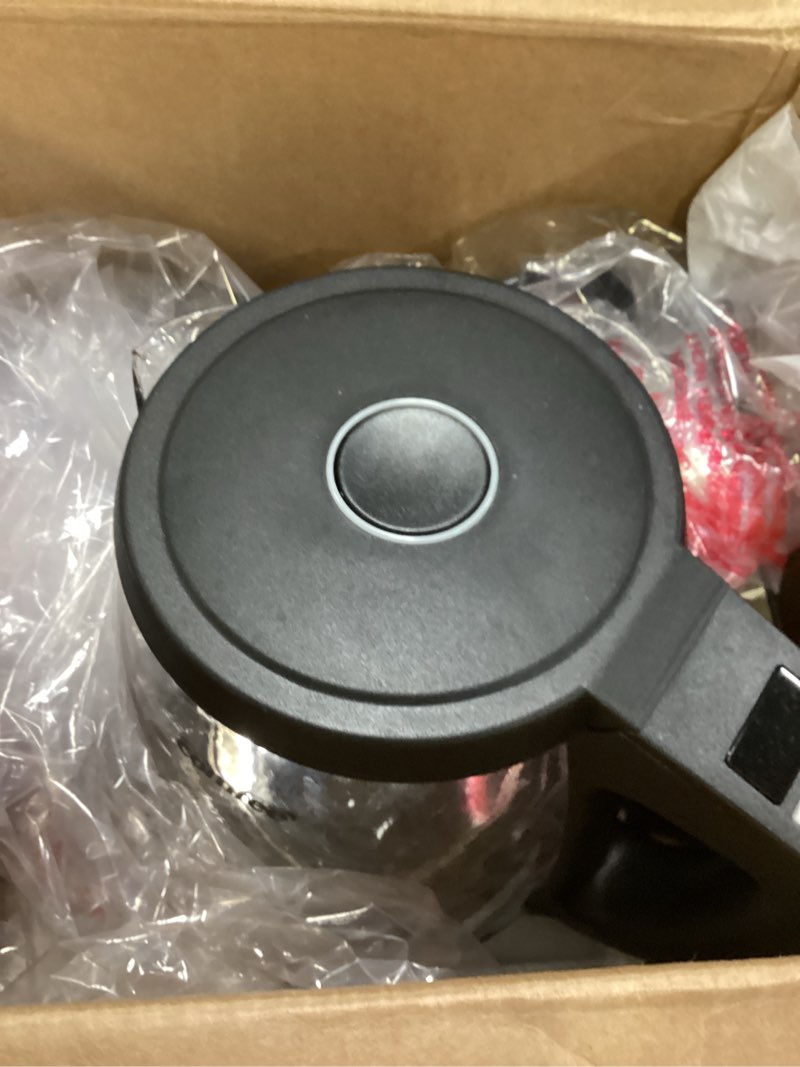 Condition photo showing Good Condition for comfee' 1.7l glass tea kettle and kettle water boiler - electric kettle temperature control with 6 presets, 2-hr keep warm, fast heating, 304 stainless steel, auto-off and boil-dry protection transparent digital 1.8 quarts