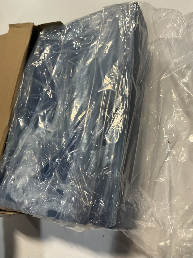 Condition photo showing New/Like New for 4 pcs 11 x 17 inch 3 ring binders 3 inch rings heavy duty view d ring binders economy holds 11" x 17" paper for artwork blueprints, office, home, work places (blue) 3 inch blue 4