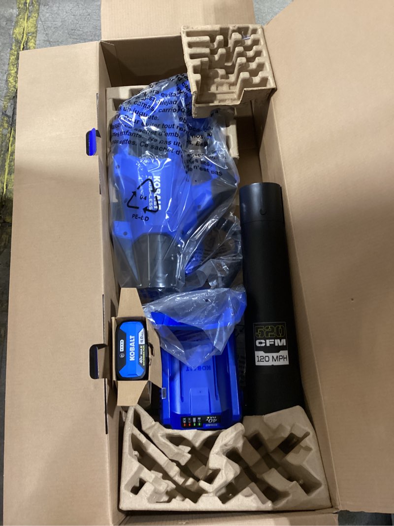 Condition photo showing Good Condition for kobalt gen4 40-volt cordless battery string trimmer and leaf blower combo kit 4 ah (battery & charger included)