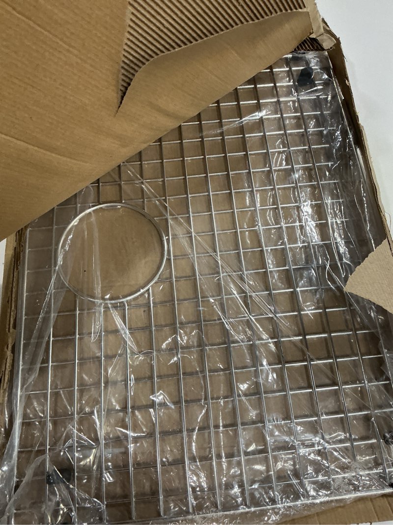Condition photo showing New/Like New for Serene Valley Kitchen Sink Protector and Sink Bottom Grid NDG3219, 304 Premium Stainless Steel, dim 29 9/16\" x 16 9/16\" (similar no same)