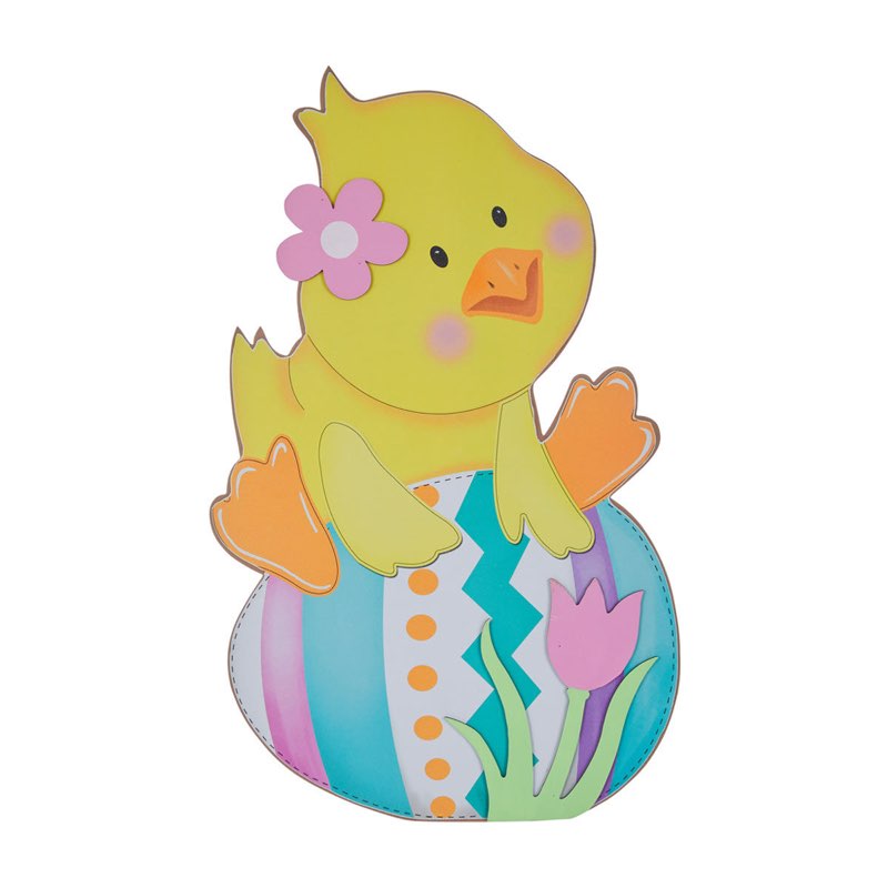 easter animal wooden sign décor, assorted