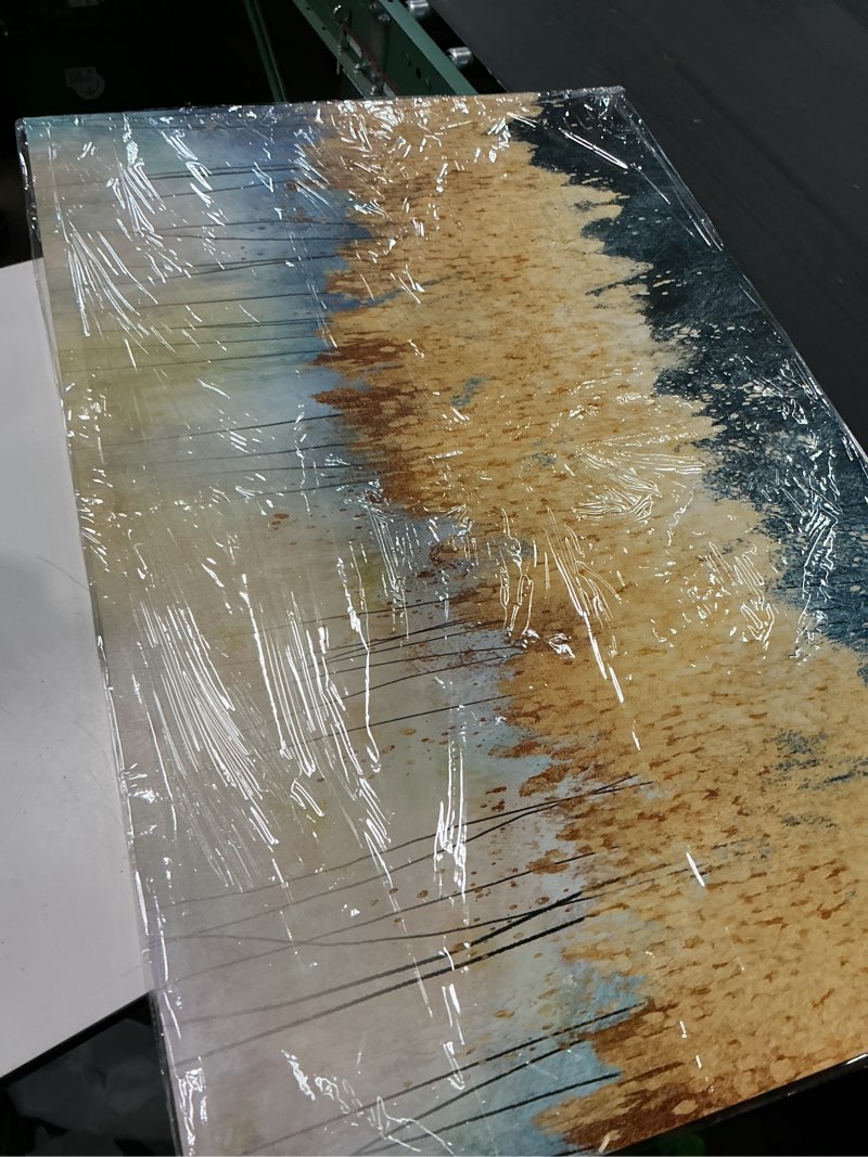 Condition photo showing Good Condition for xxmwallart fc2662 canvas wall art abstract golden forest painting modern decor abstract canvas print