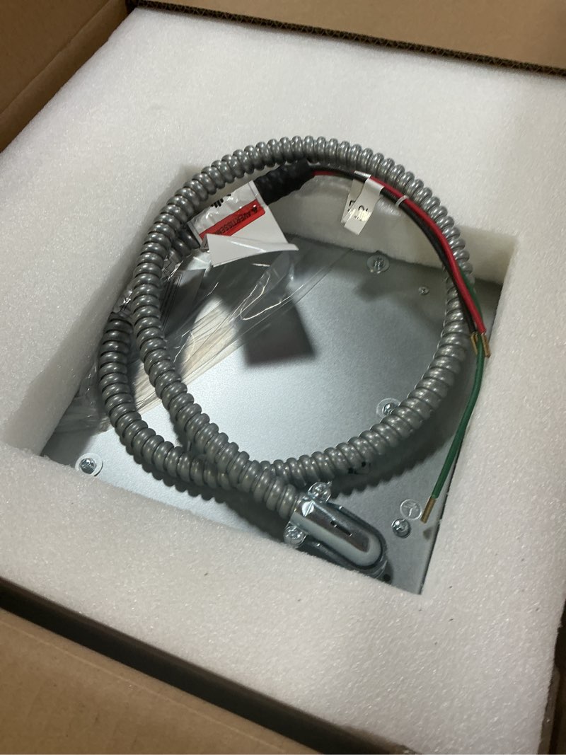 Condition photo showing New/Like New for Electric Cooktop 220V Hard Wire, 3000W 2 Burner Electric Cooktop, Built-in Cook Top Stove Burners for Cooking, 12 Inch Stove Top with Touch Control, Timer, Child Lock, Over Heat Protection (No Plug)