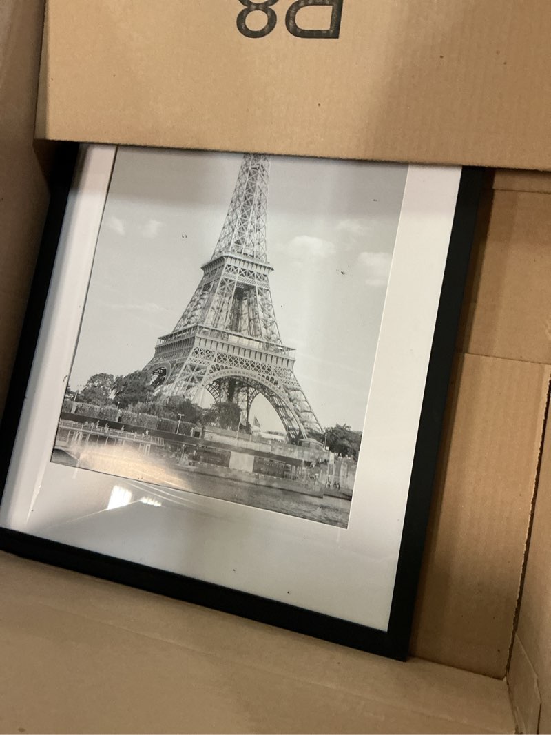 Condition photo showing Good Condition for upsimples 14x22 Picture Frame, Display Pictures 11x17 with Mat or 14 x 22 Without, Wall Hanging Newspaper Frames, Black, 1 Pack