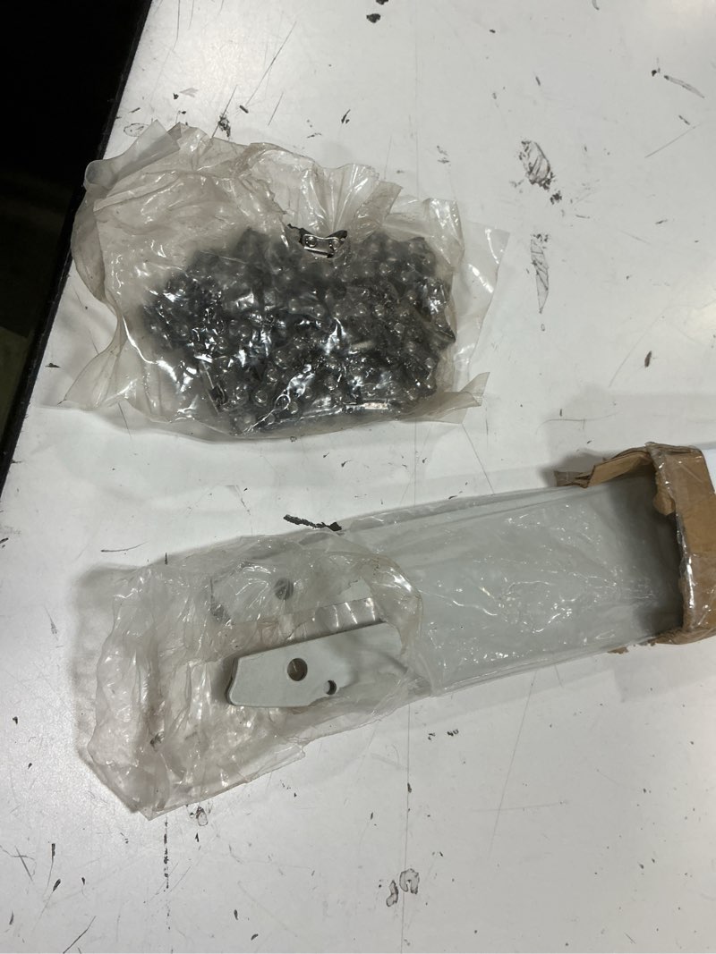 Condition photo showing As Is for 8 inch chainsaw guide bar and chain combo, 3/8" lp pitch, 050" gauge, 33 drive links, 8" saw guide bar and chain combo replacement for greenworks, sun joe, ryobi s33 (3chains+ 1bar) 8" 33dl 3chains+1bar