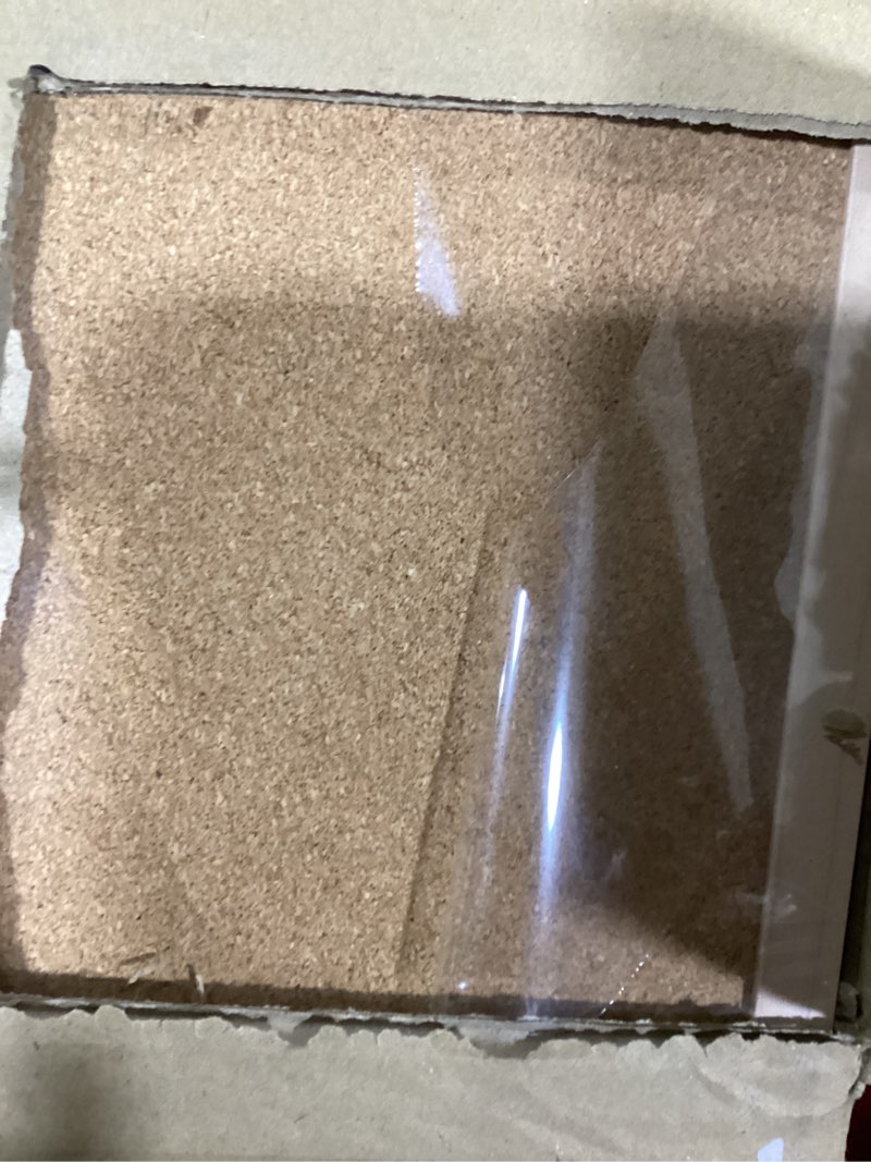 Condition photo showing Good Condition for Quartet Cork Board Bulletin Board, 23" x 35" Framed Corkboard, Oak Frame, Decorative Hanging Pin Board, Perfect for Office & Home Decor, Home School Message Board or Vision Board (35-380352)