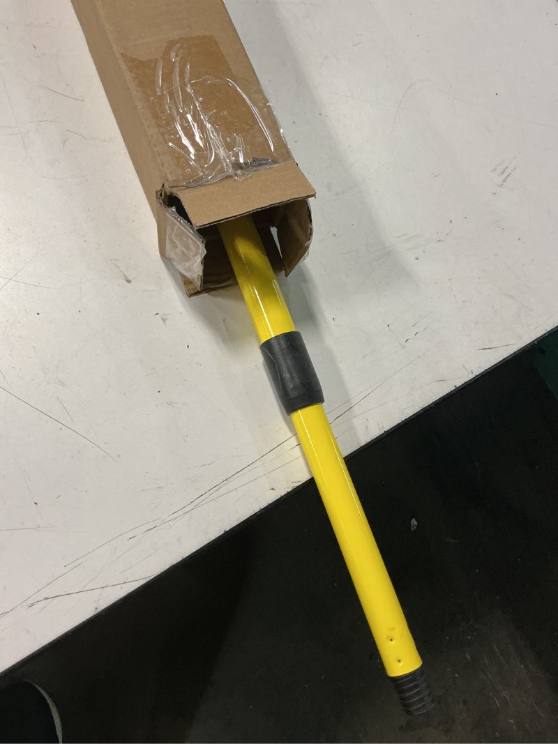 Condition photo showing As Is for furemover original pet hair rubber broom with squeegee, with 58" telescopic handle for carpet, tile and hardwood furemover original broom