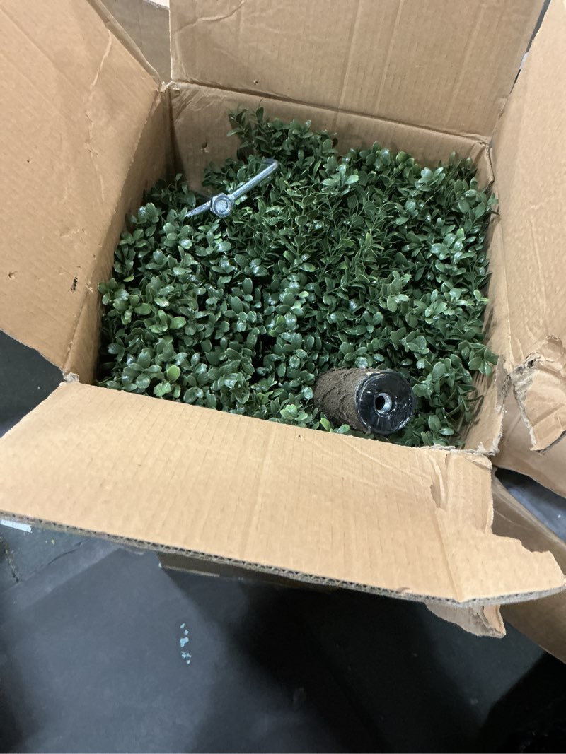 Condition photo showing Good Condition for QIANYUN Artificial Boxwood Ball Bush-30inch Faux Boxwood Decorative Balls for Backyard, Balcony,Garden, Wedding and Home Décor (2, 30inch) 30inch 2